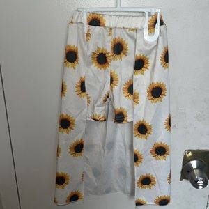 Sunflower girls two piece outfit